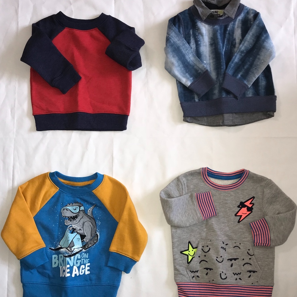 12 month Cat and Jack Boys sweatshirts